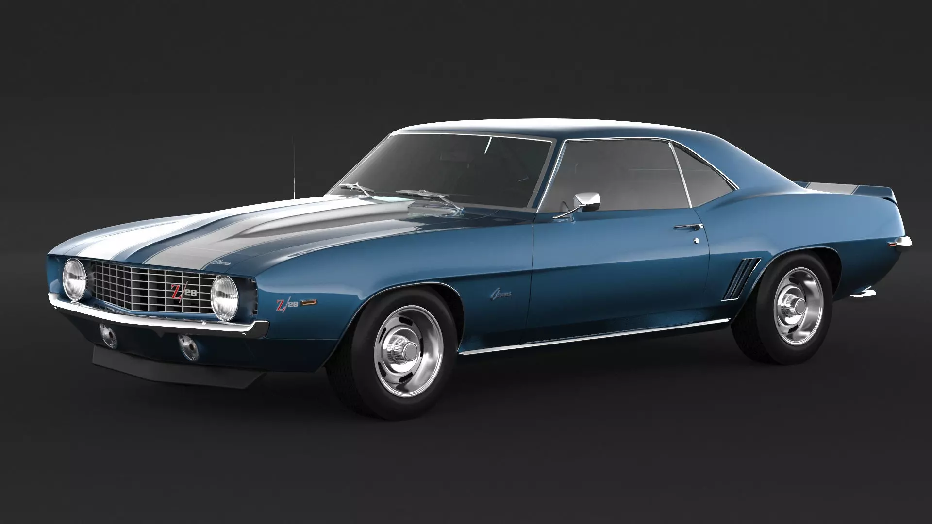1969 Chevrolet Camaro z28 RS 3D model_0