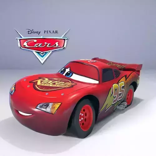 Disney Pixar Cars Diecast Lightning McQueen Vehicle 3d 3D print model