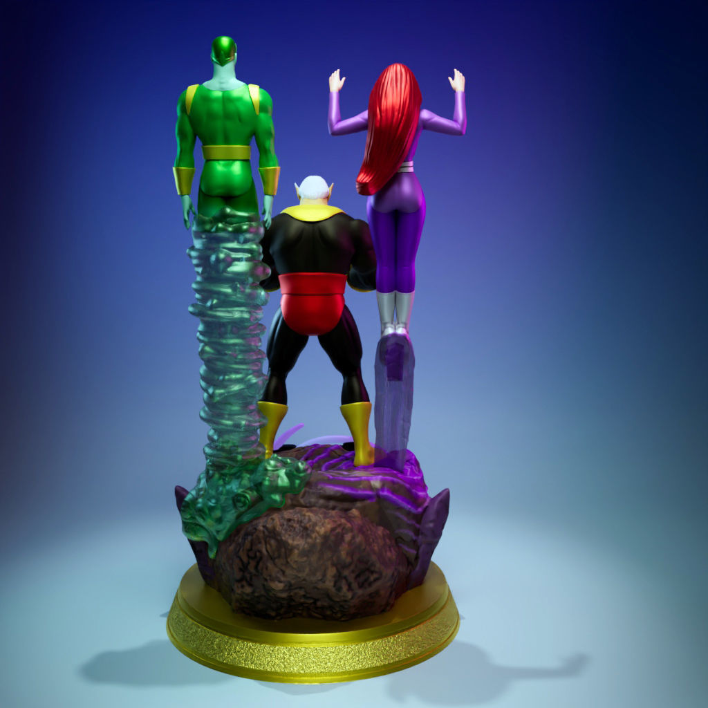 Galaxy Trio 3D print model_4