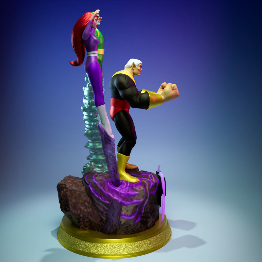 Galaxy Trio 3D print model_2