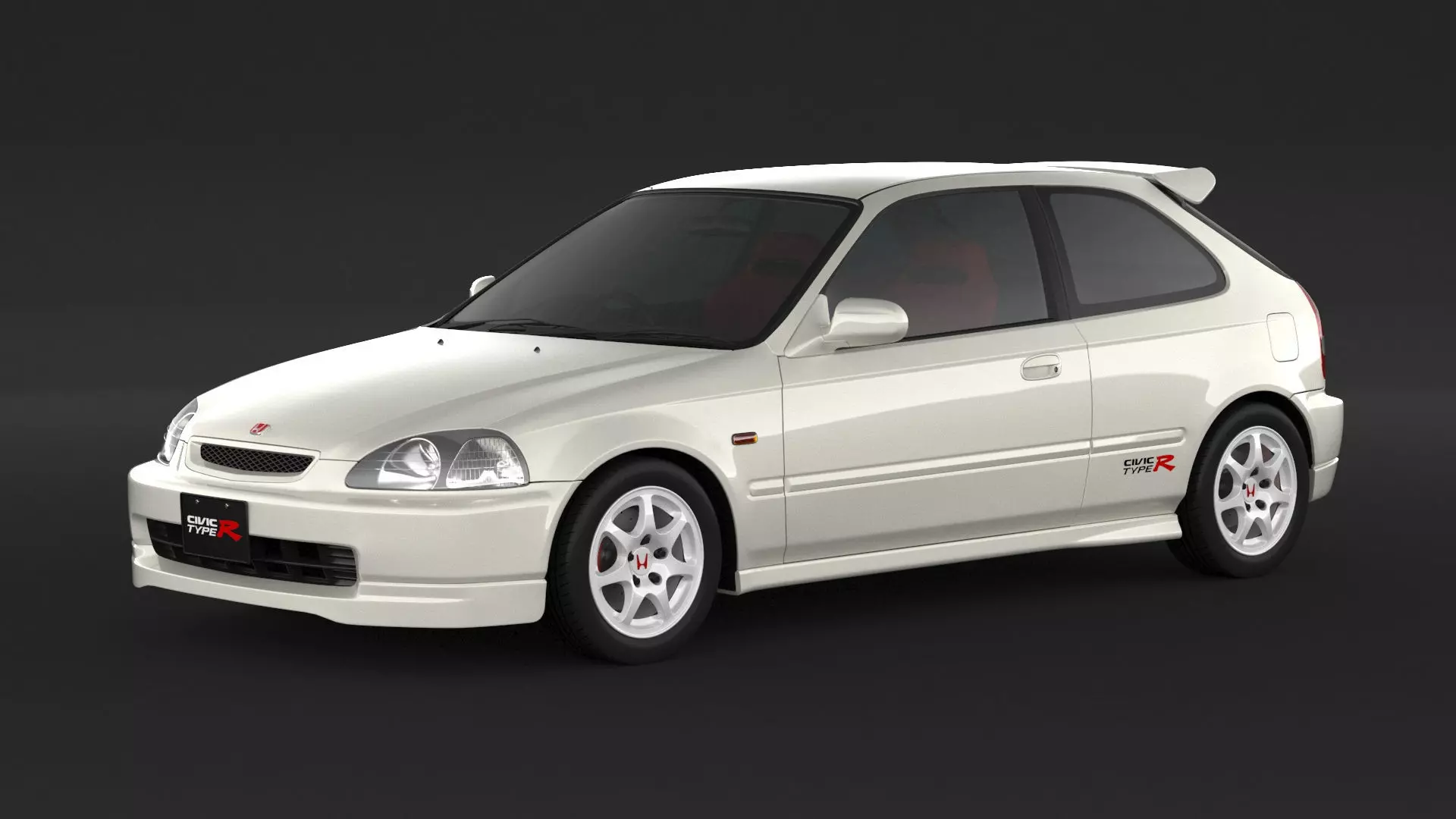 Honda Civic Type R 3D model_0