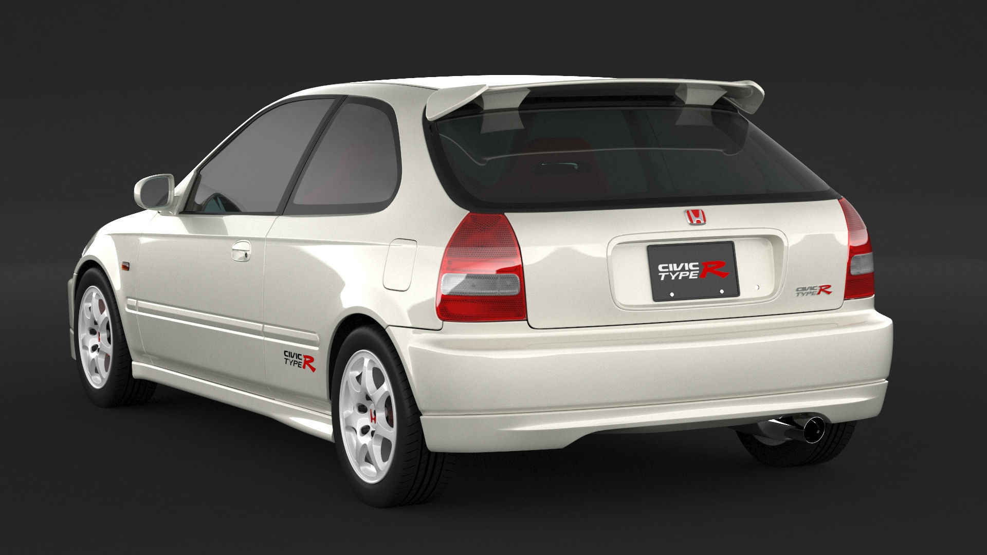 Honda Civic Type R 3D model_3
