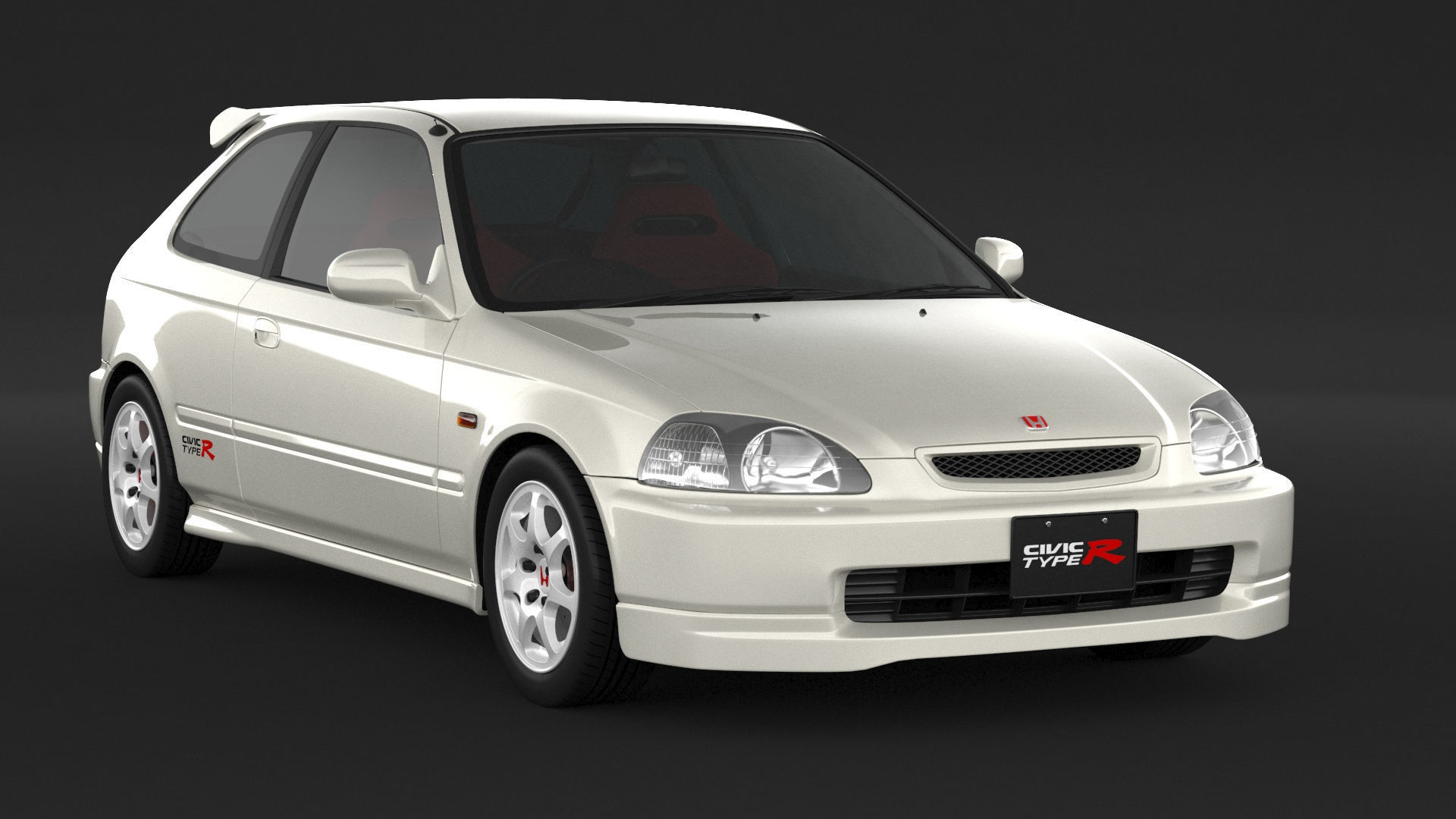 Honda Civic Type R 3D model_2