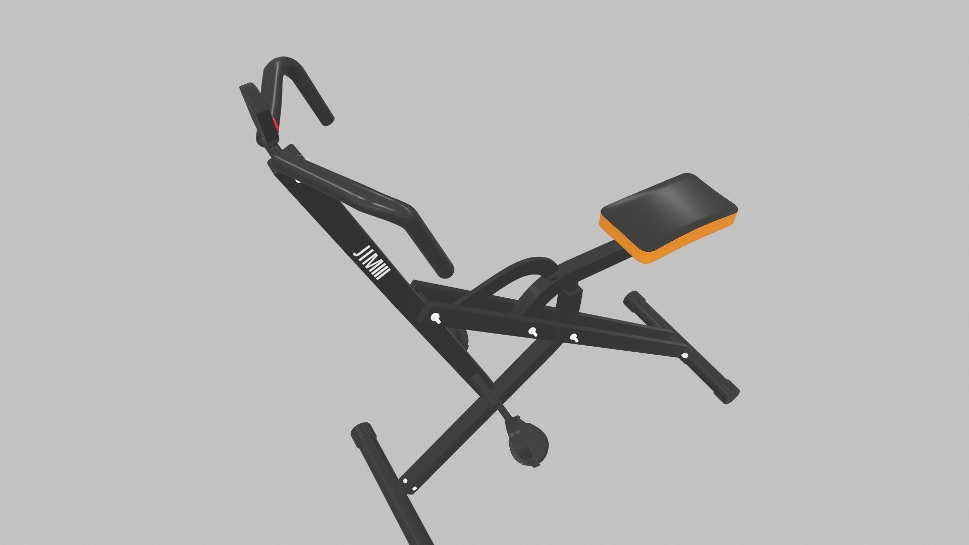 Upright Squat Machine Assist Row 3D model_10