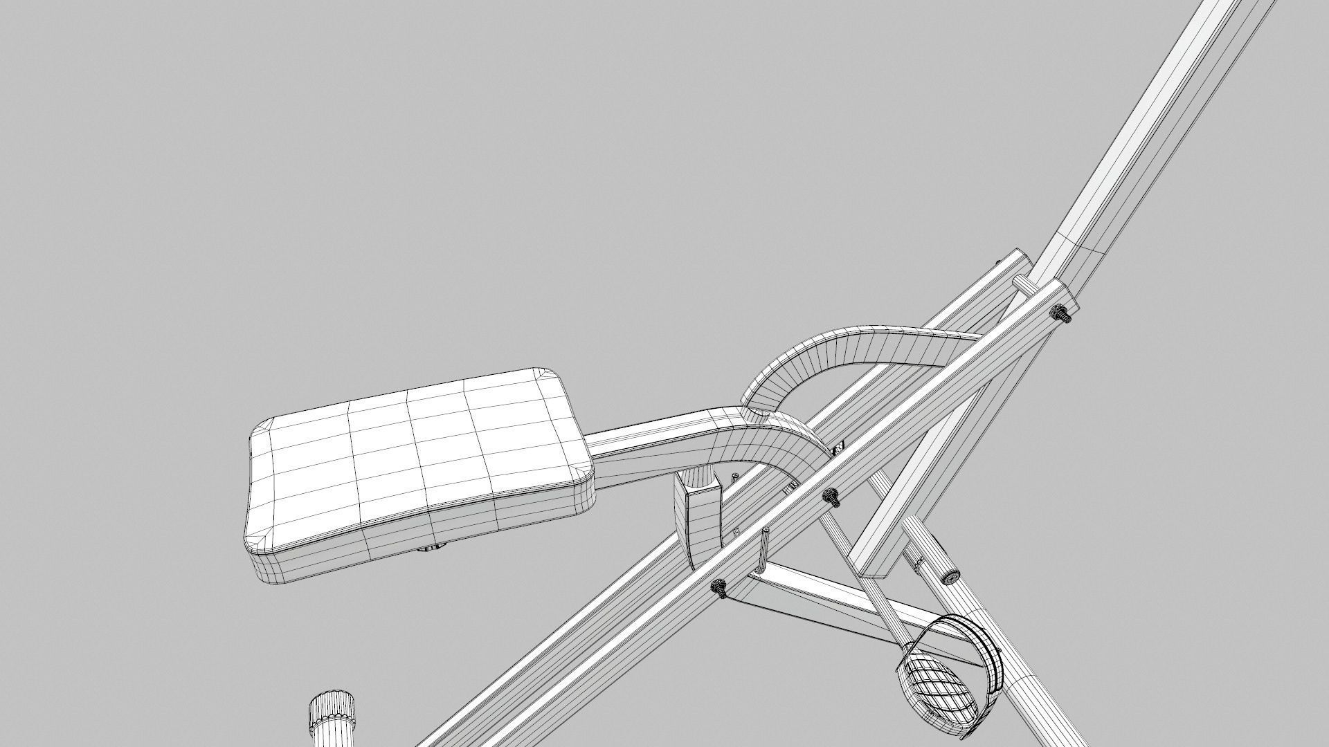 Upright Squat Machine Assist Row 3D model_14