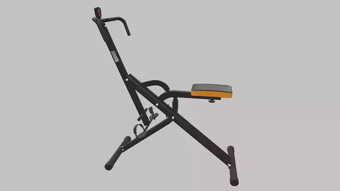 Upright Squat Machine Assist Row