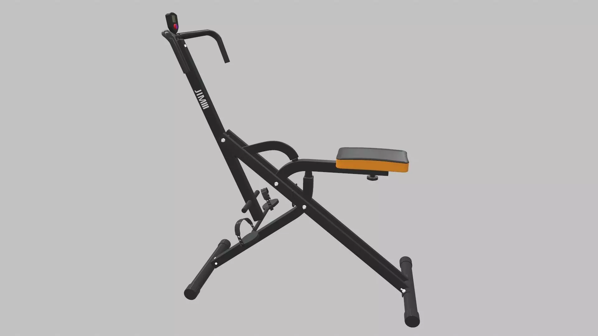 Upright Squat Machine Assist Row 3D model_0