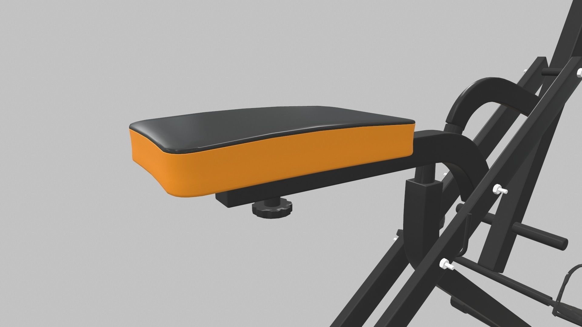 Upright Squat Machine Assist Row 3D model_5