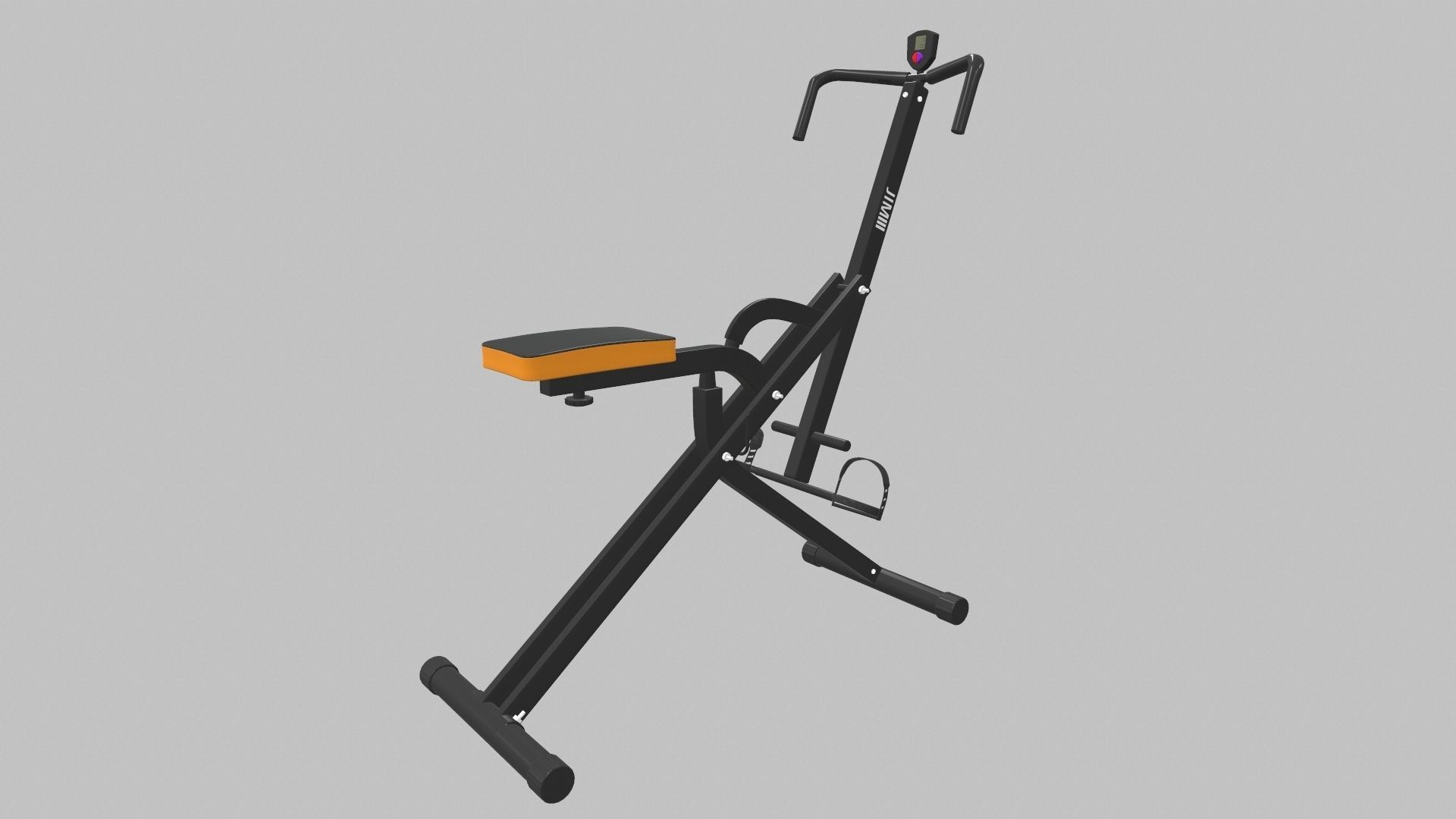 Upright Squat Machine Assist Row 3D model_3