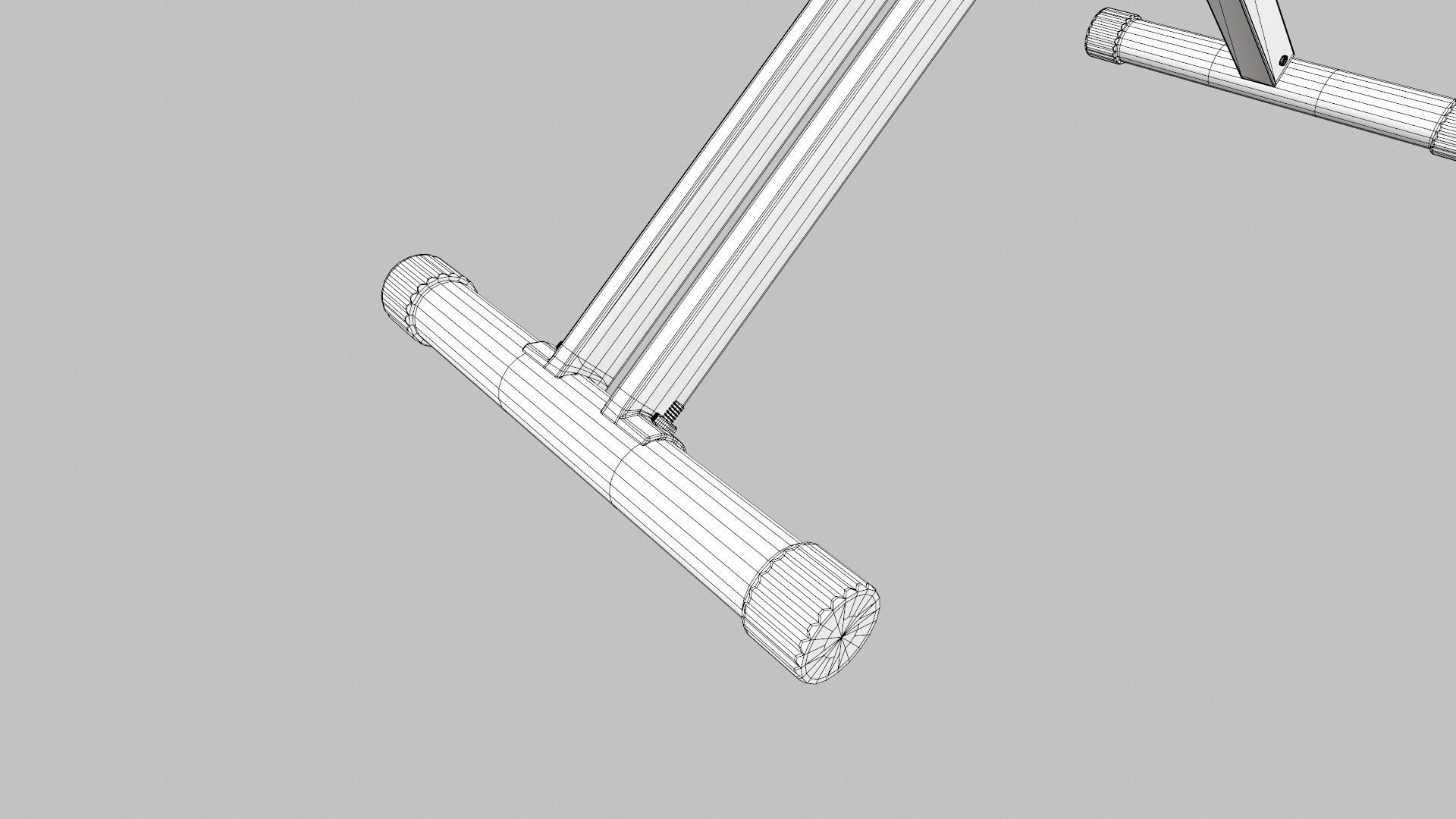 Upright Squat Machine Assist Row 3D model_16