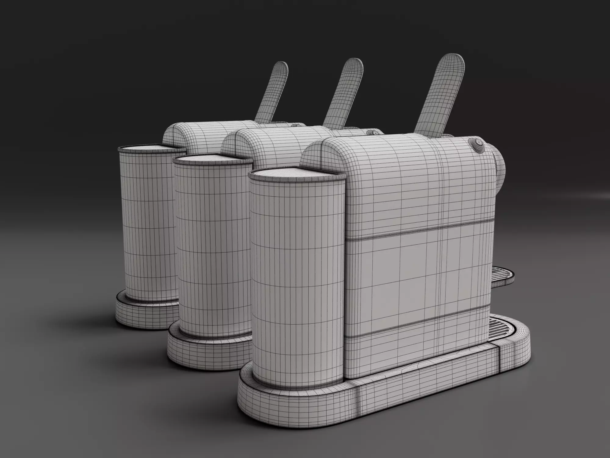 Mario Bros x Nespresso CitiZ - Product Rendering Series 3D model_9