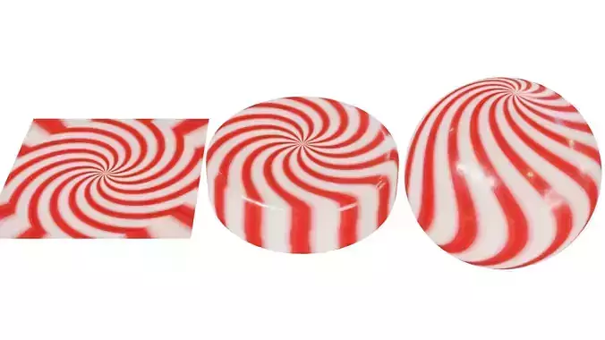 Procedural Peppermint Candy 