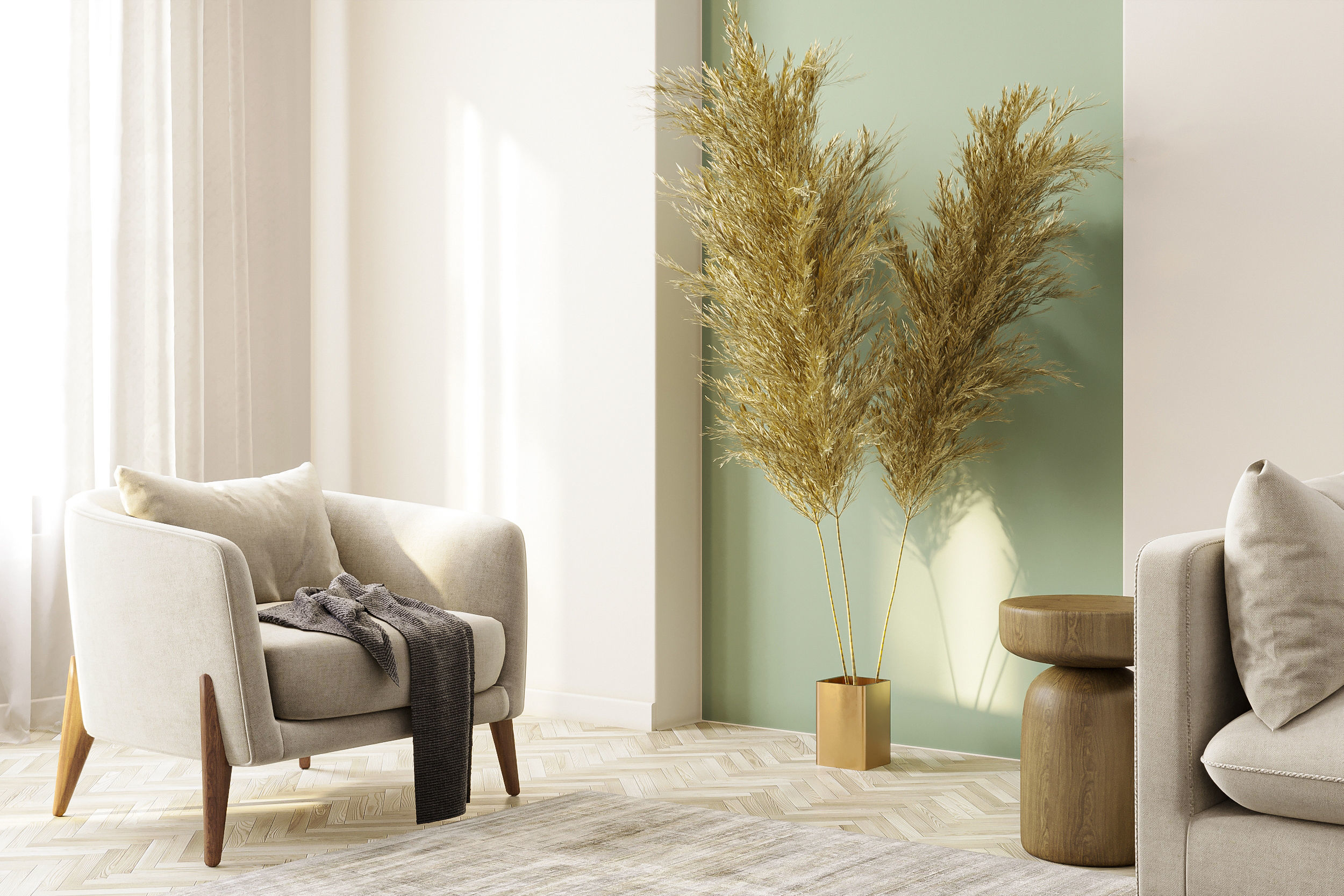 interior livingroom scene 05 3D model_2