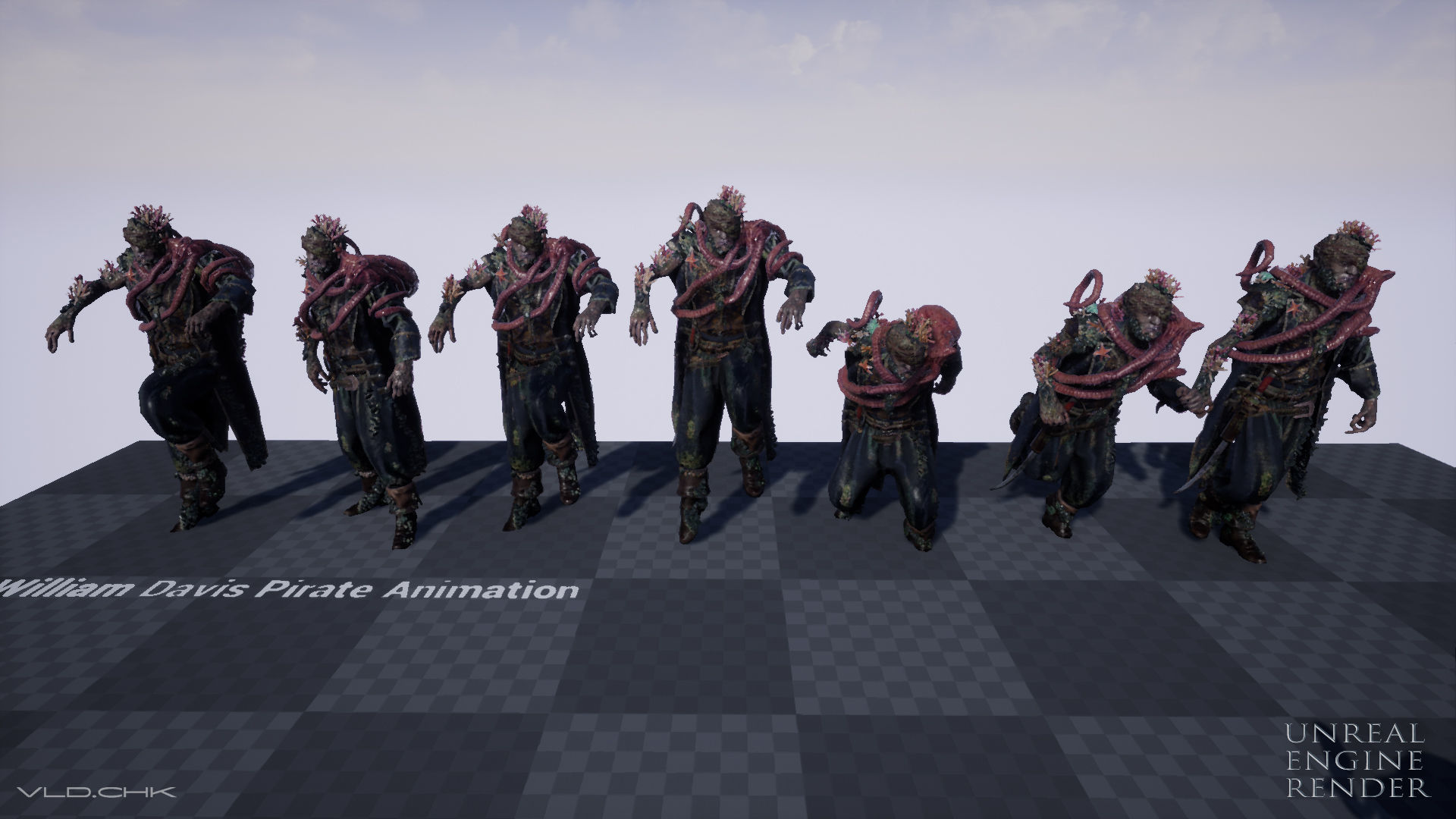 William Davis Pirate Low-poly 3D model_14