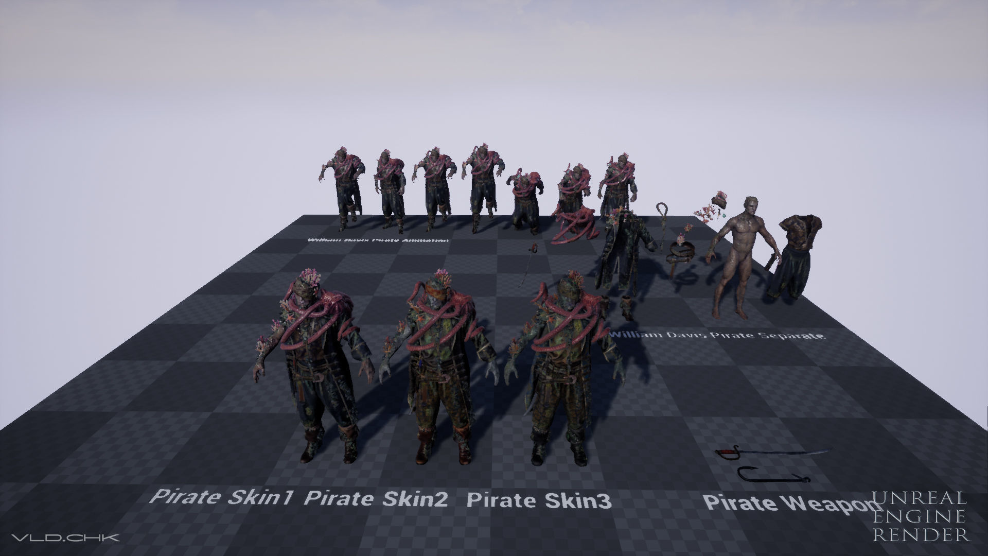 William Davis Pirate Low-poly 3D model_12