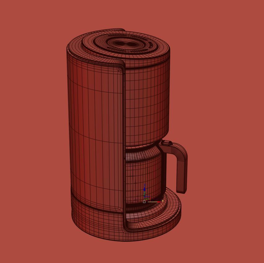 Coffee machine 3D model_14