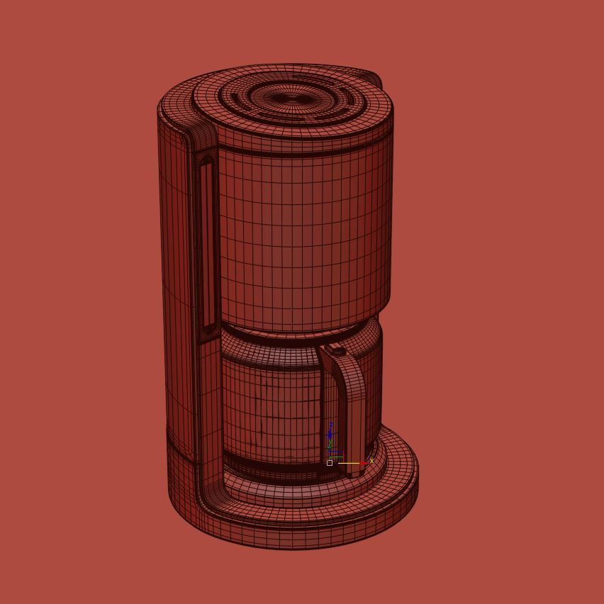 Coffee machine 3D model_15