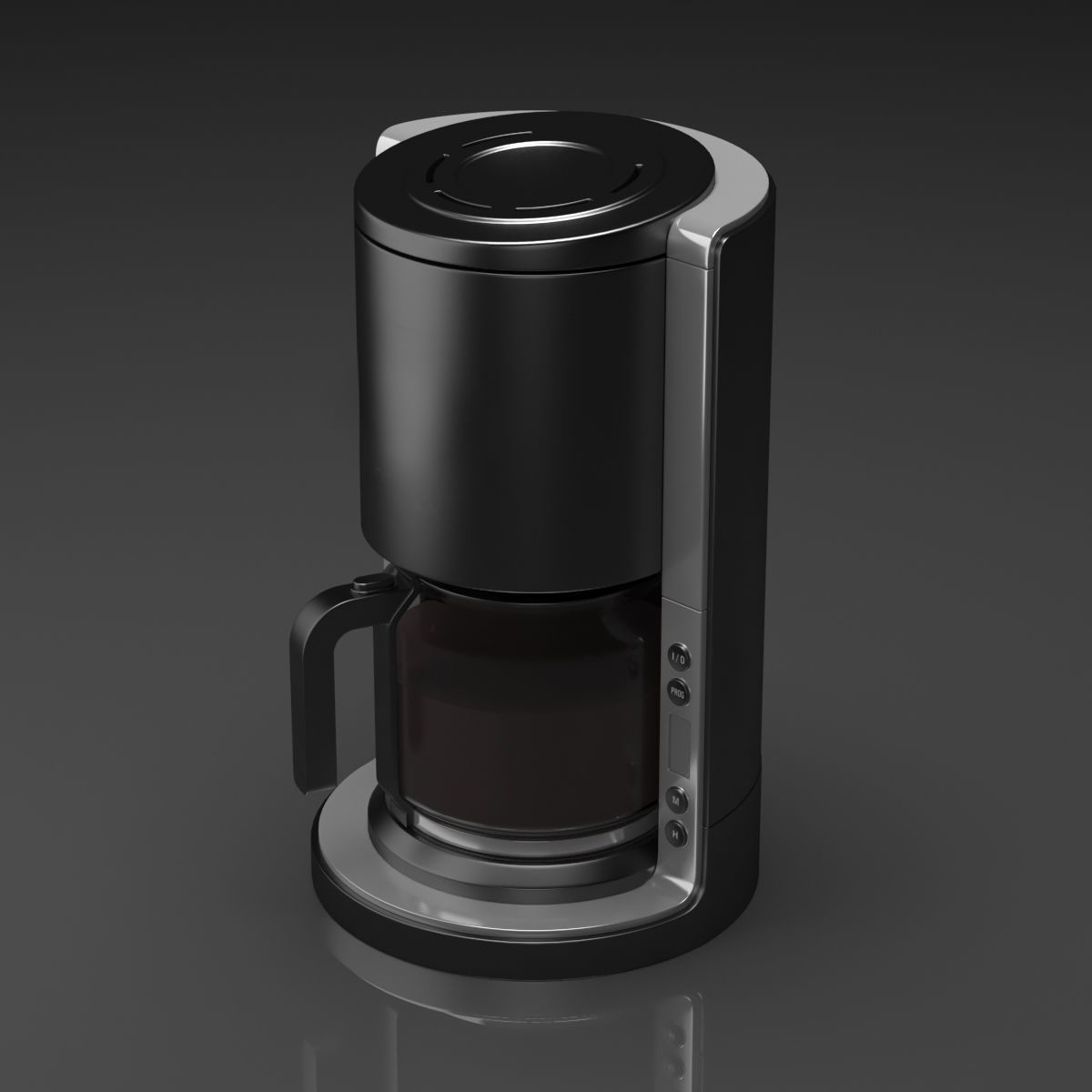 Coffee machine 3D model_1
