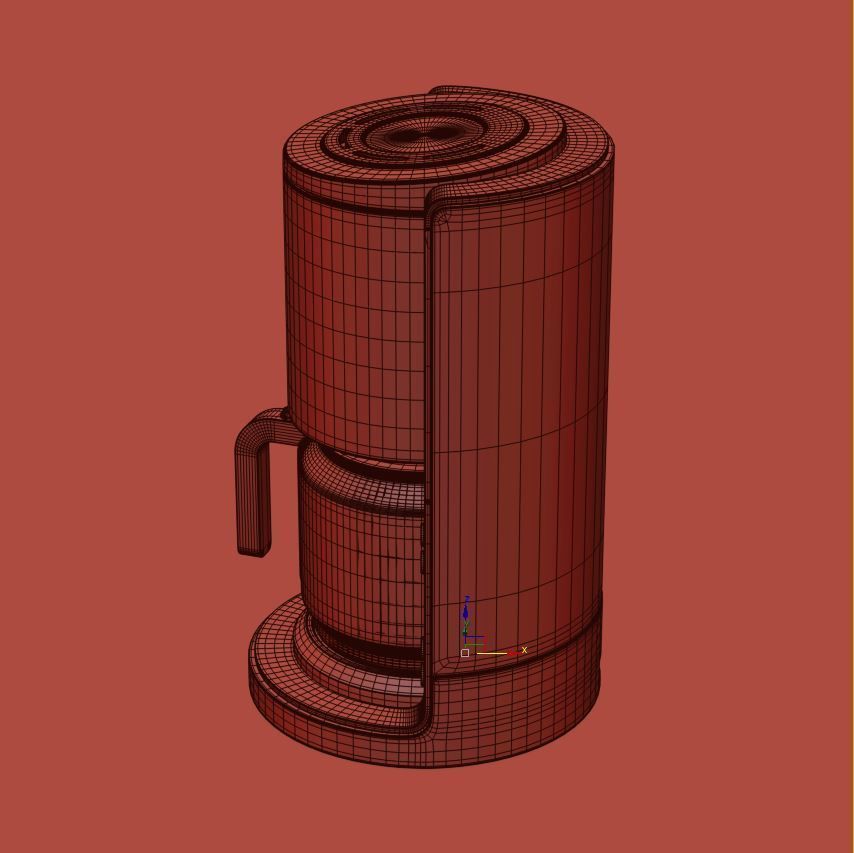 Coffee machine 3D model_10