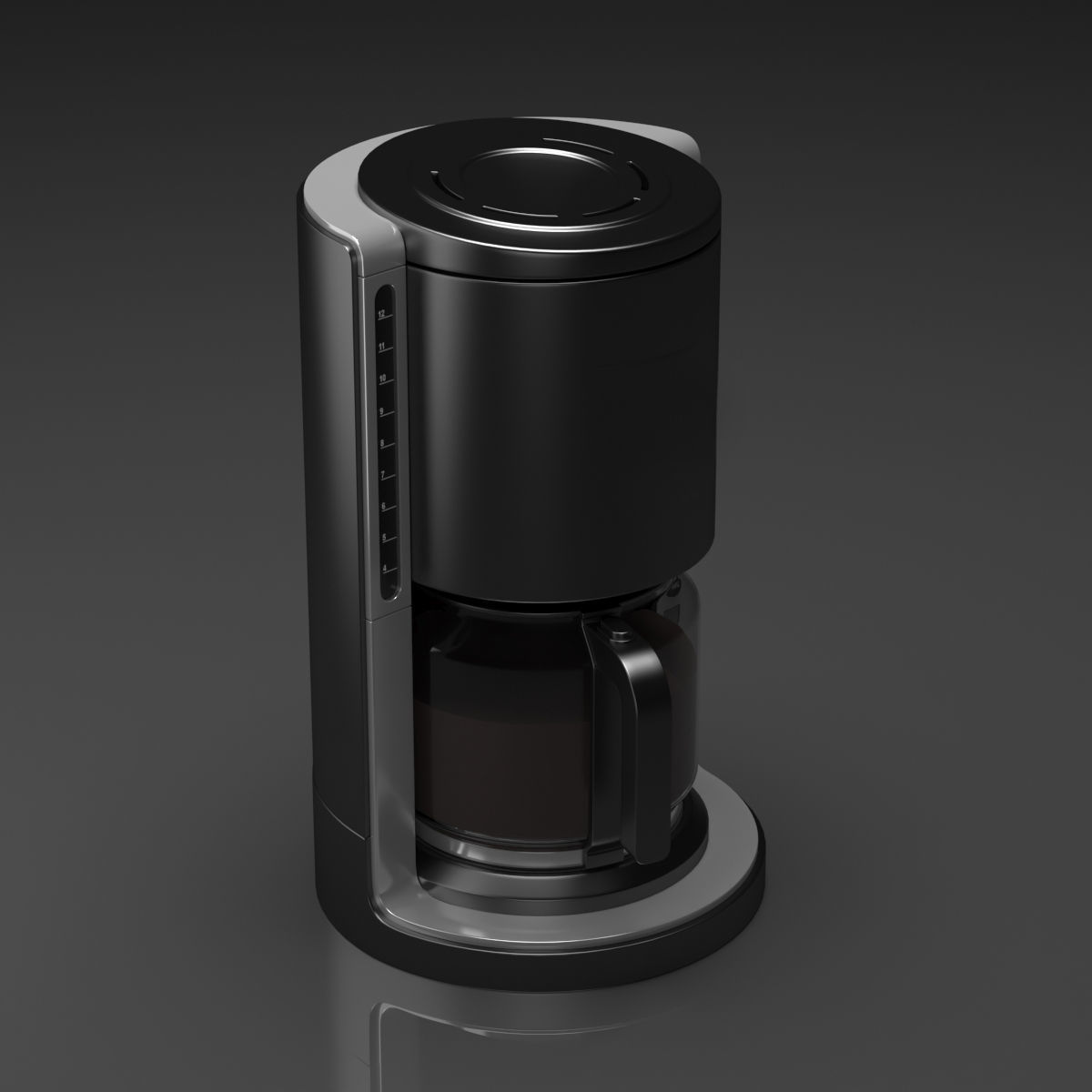 Coffee machine 3D model_7
