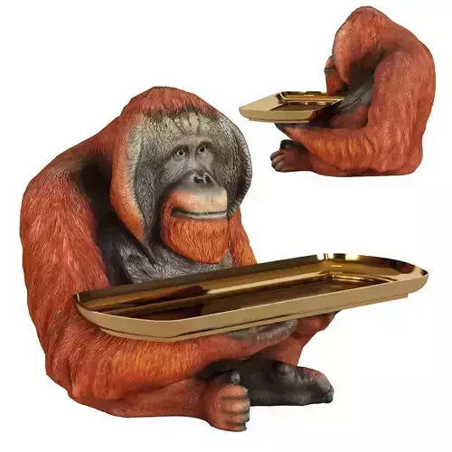 Deco Figurine Butler Orang Utan