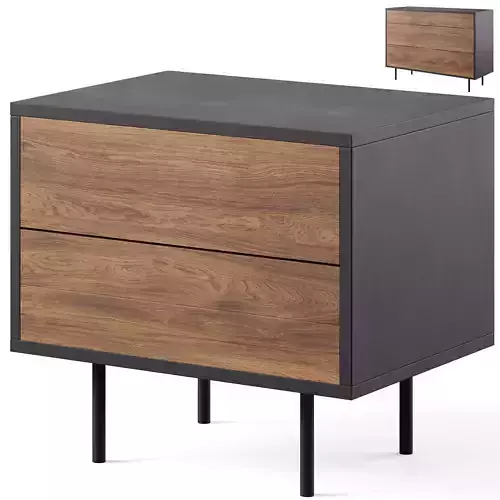 Chest of drawers and bedside table Bob by Cosmo