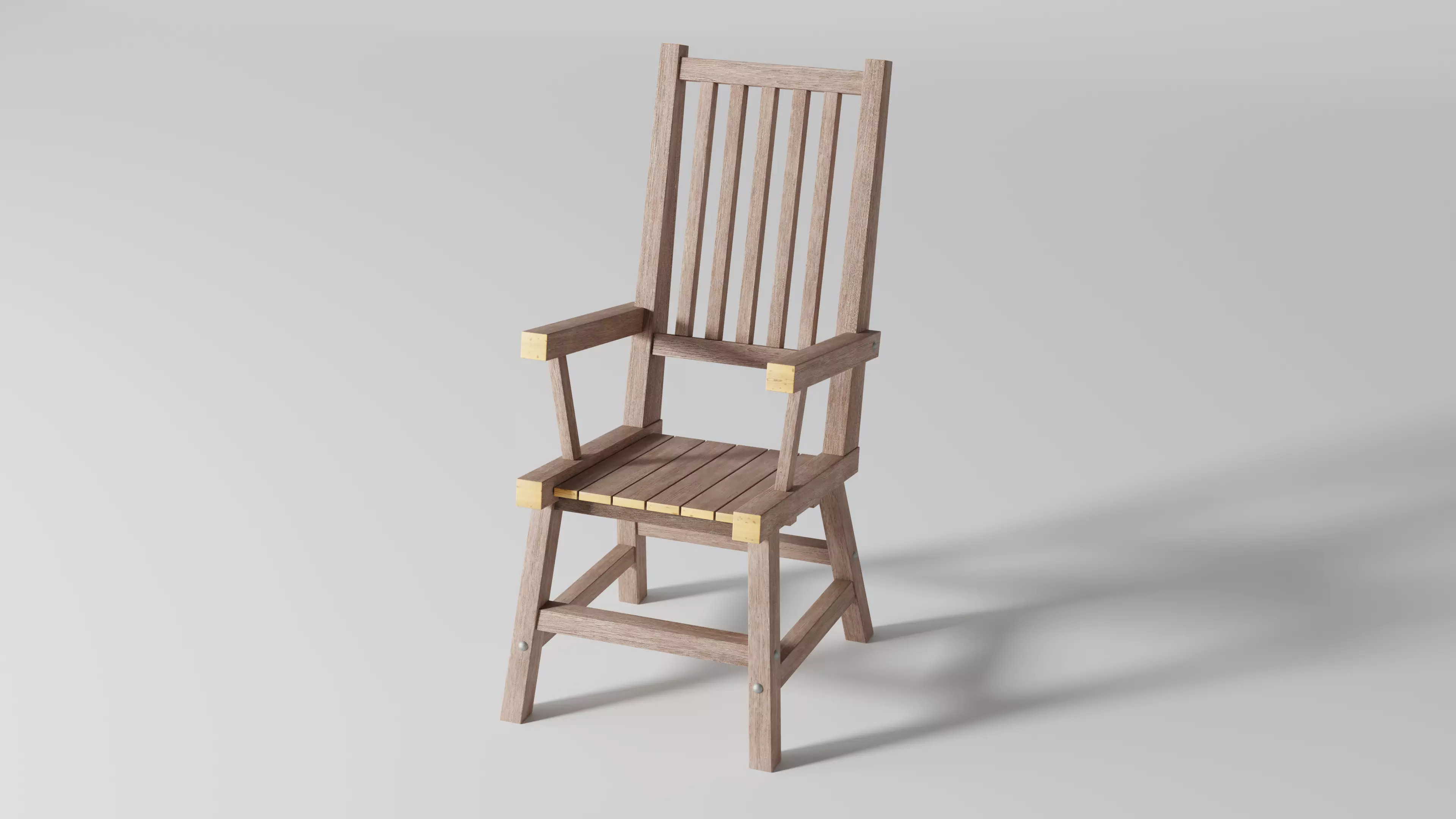High Back Chair 3D model