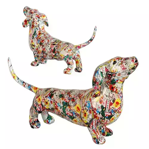 Deco Figurine Comic Dog Bodo