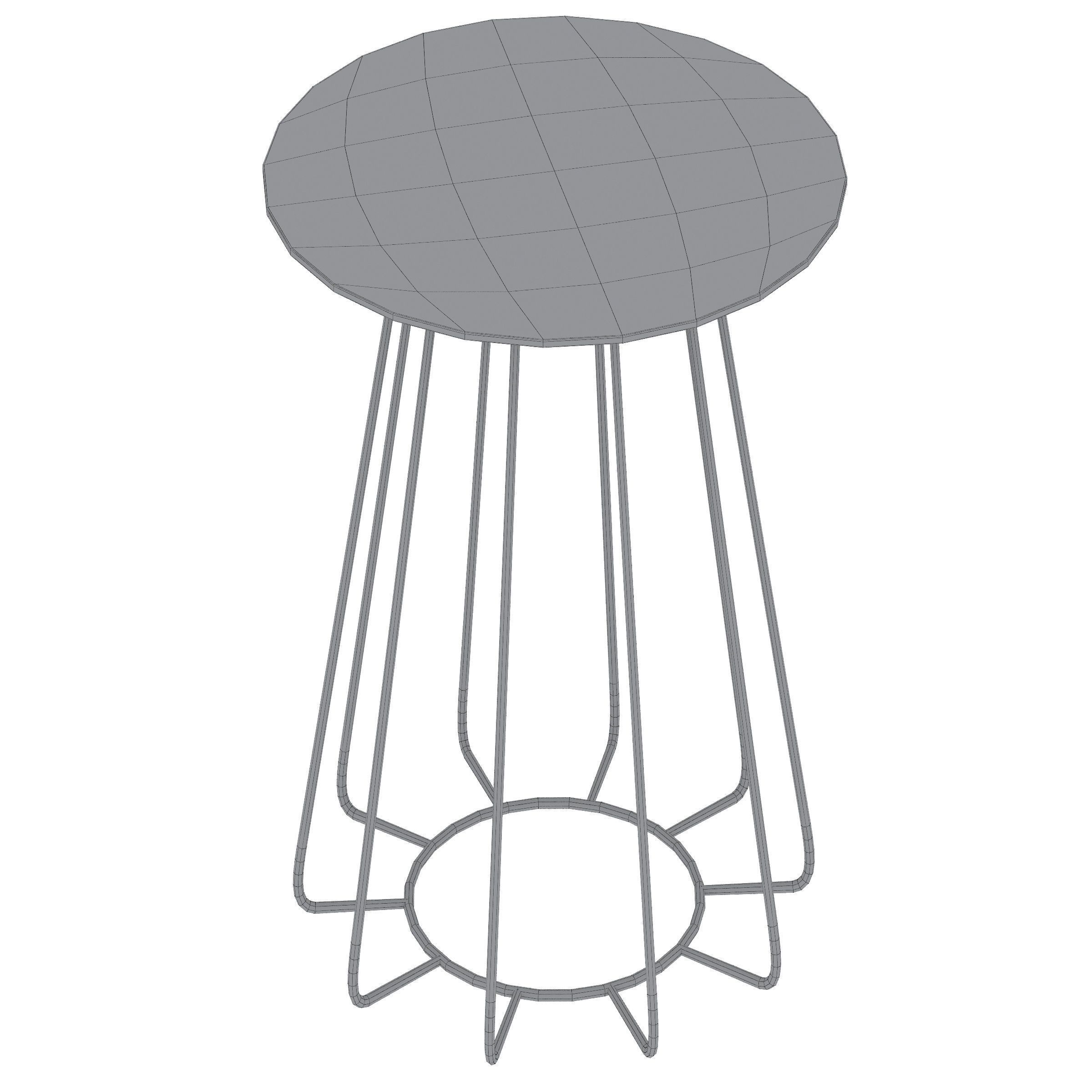 Casia coffee table by Actona 3D model_2