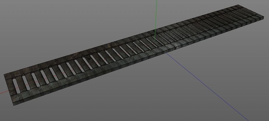 Drainage grate Free low-poly 3D model_7