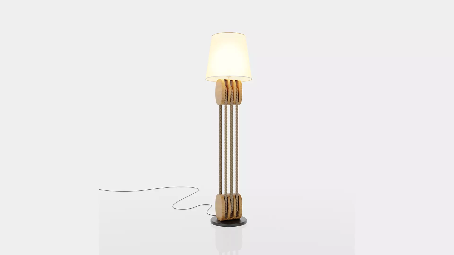 Nautical Stand Lamp 3D model
