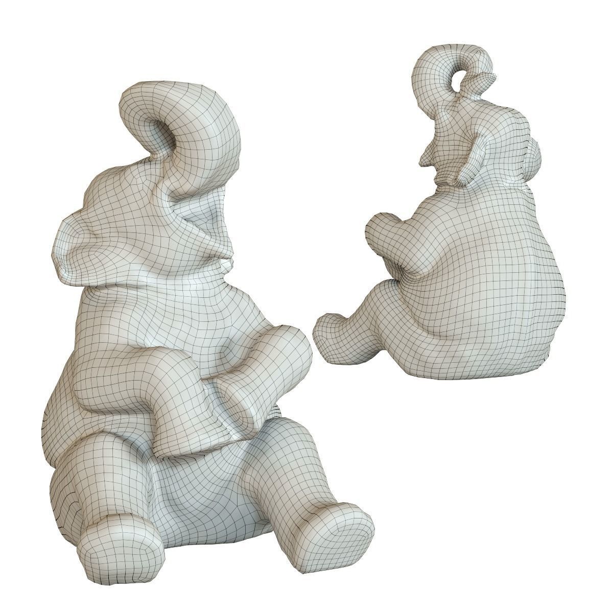Money Box Happy Elephant 3D model_1