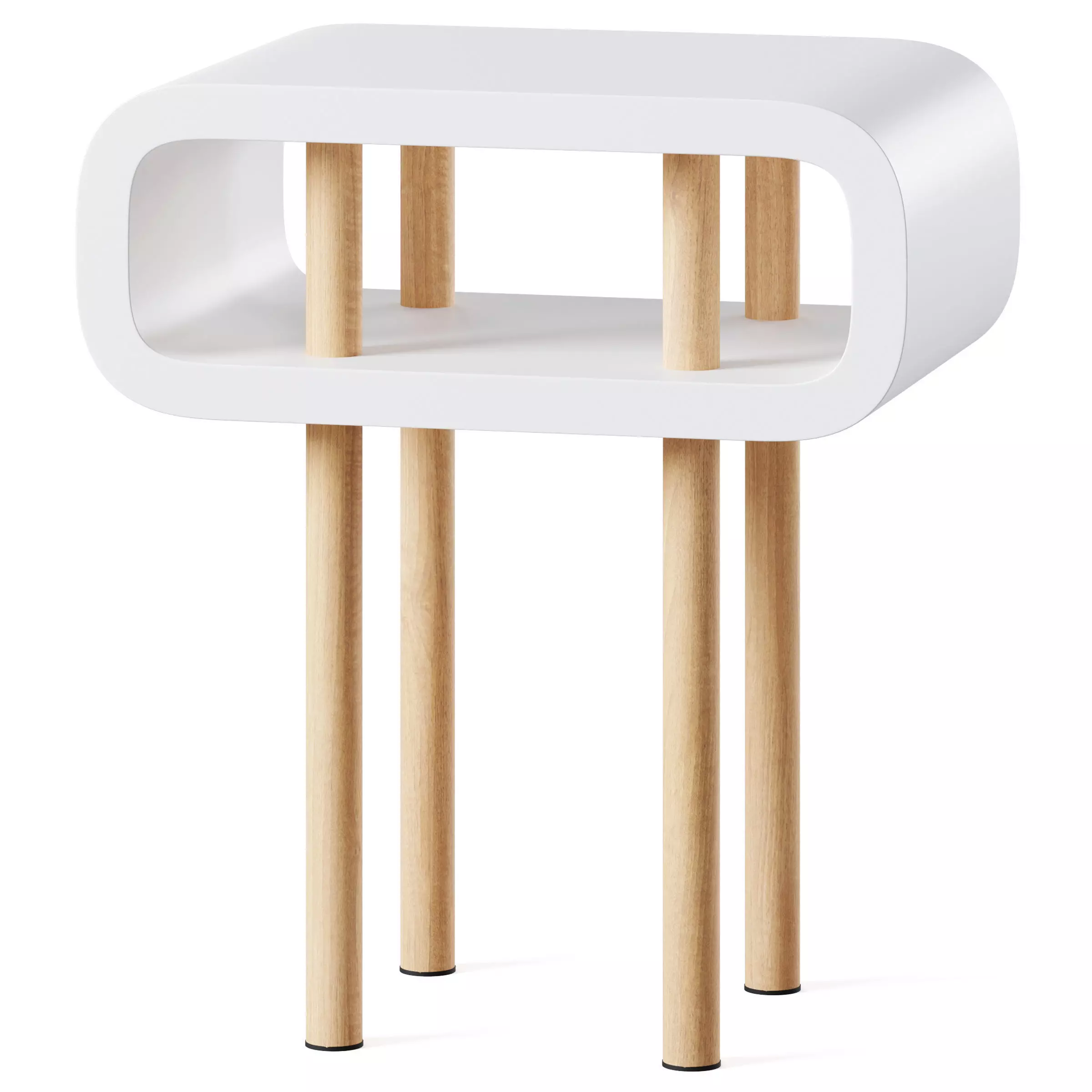 Bedside table Open Minded by Present Time 3D model_0