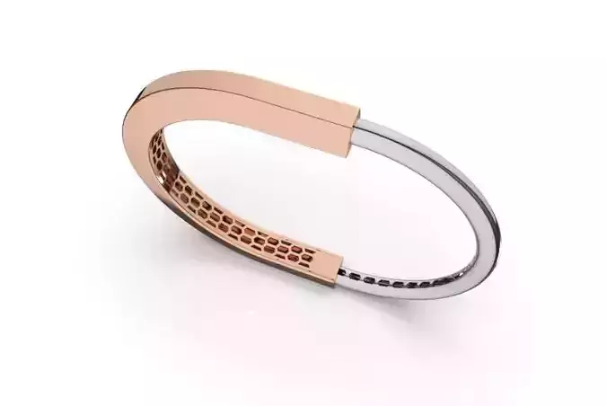 TIFFANY LOCK BANGLE 3D MODEL STL PRINTING