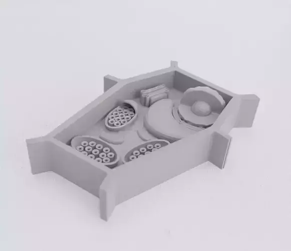Cell Vegetables 3D print model