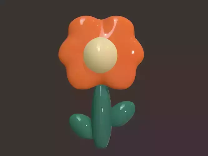 cartoon cute flower