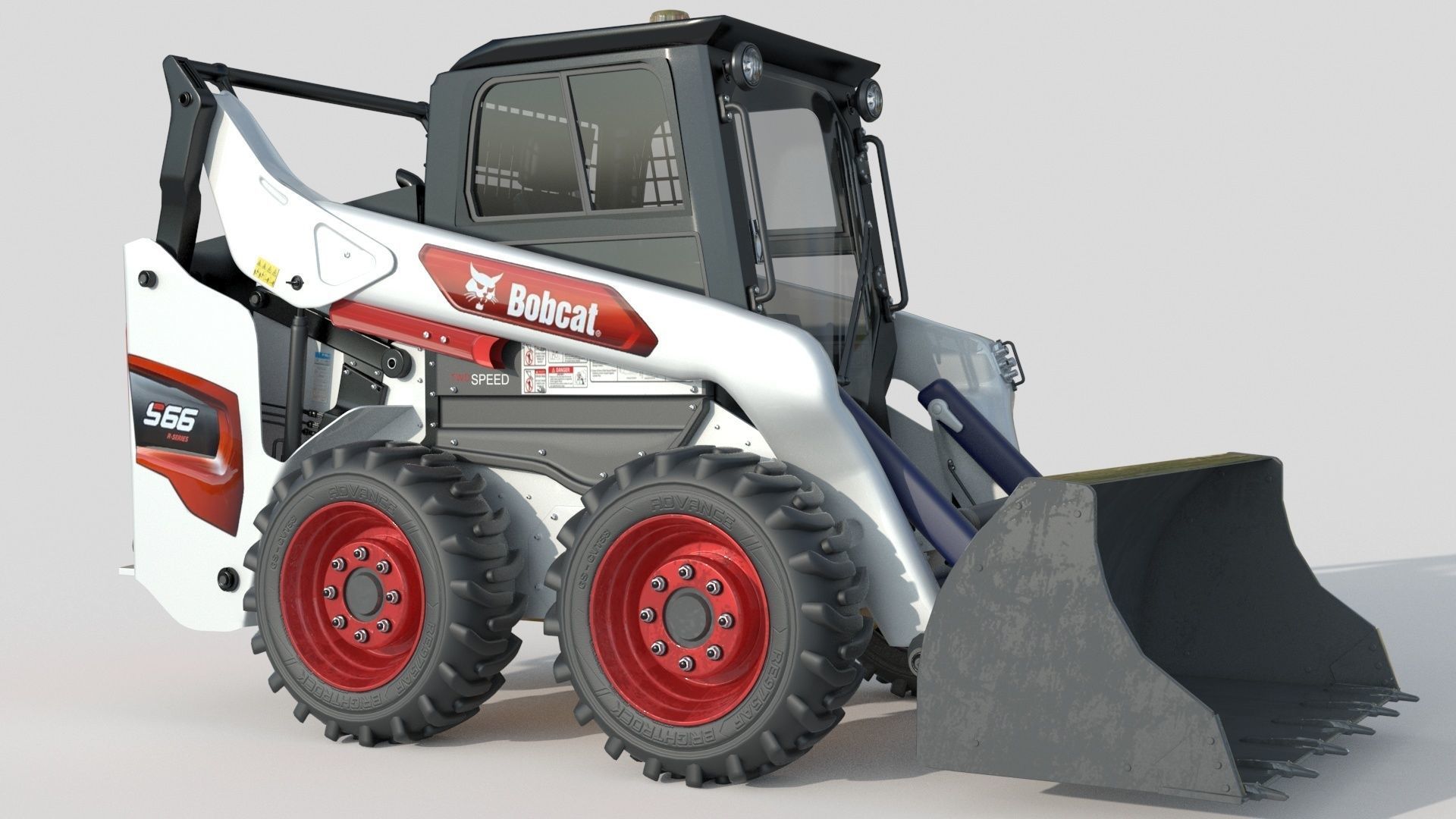 Bobcat S66 Skid Steer Loader 3D model_1