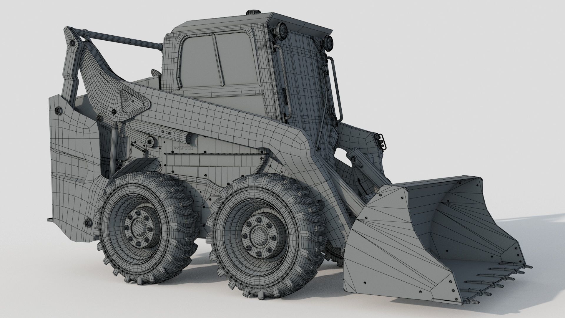 Bobcat S66 Skid Steer Loader 3D model_10