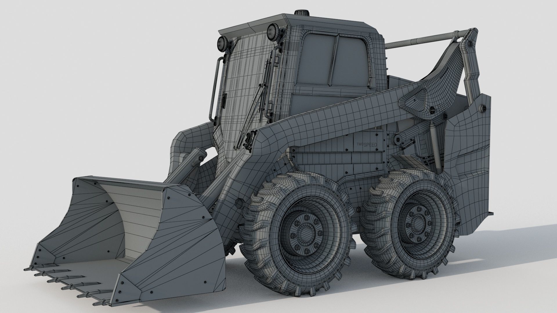 Bobcat S66 Skid Steer Loader 3D model_12