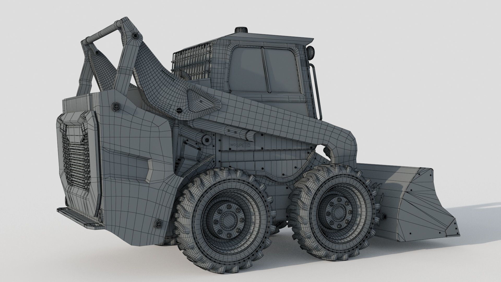 Bobcat S66 Skid Steer Loader 3D model_14