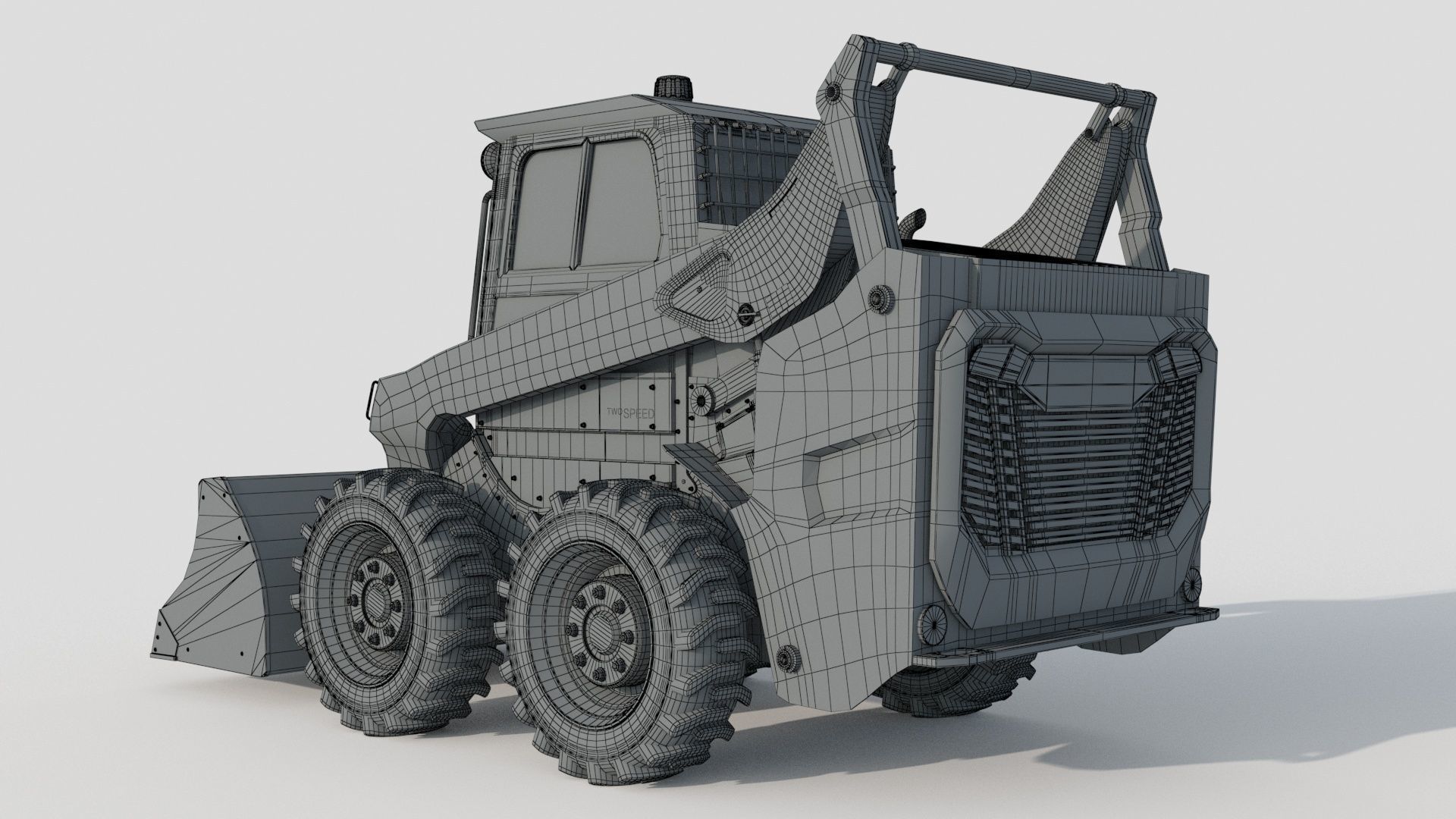Bobcat S66 Skid Steer Loader 3D model_13