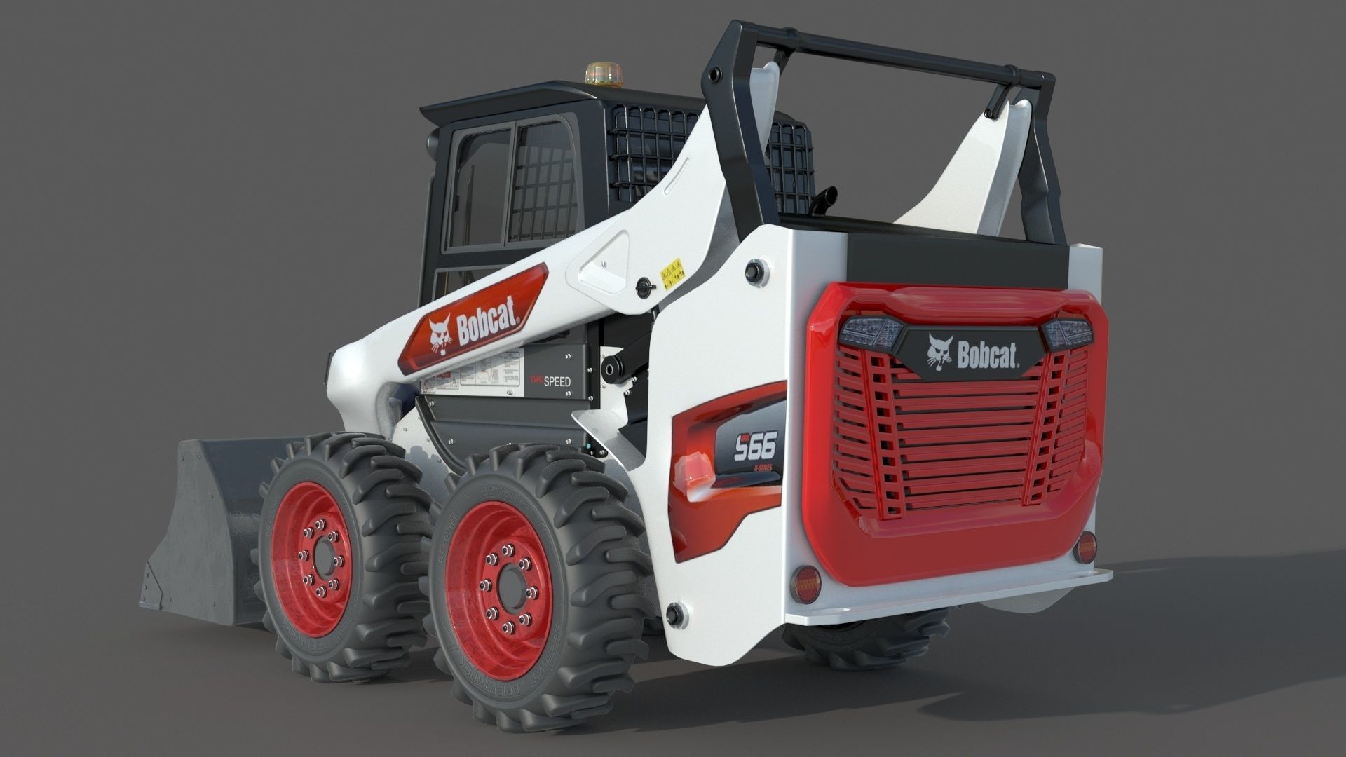 Bobcat S66 Skid Steer Loader 3D model_5