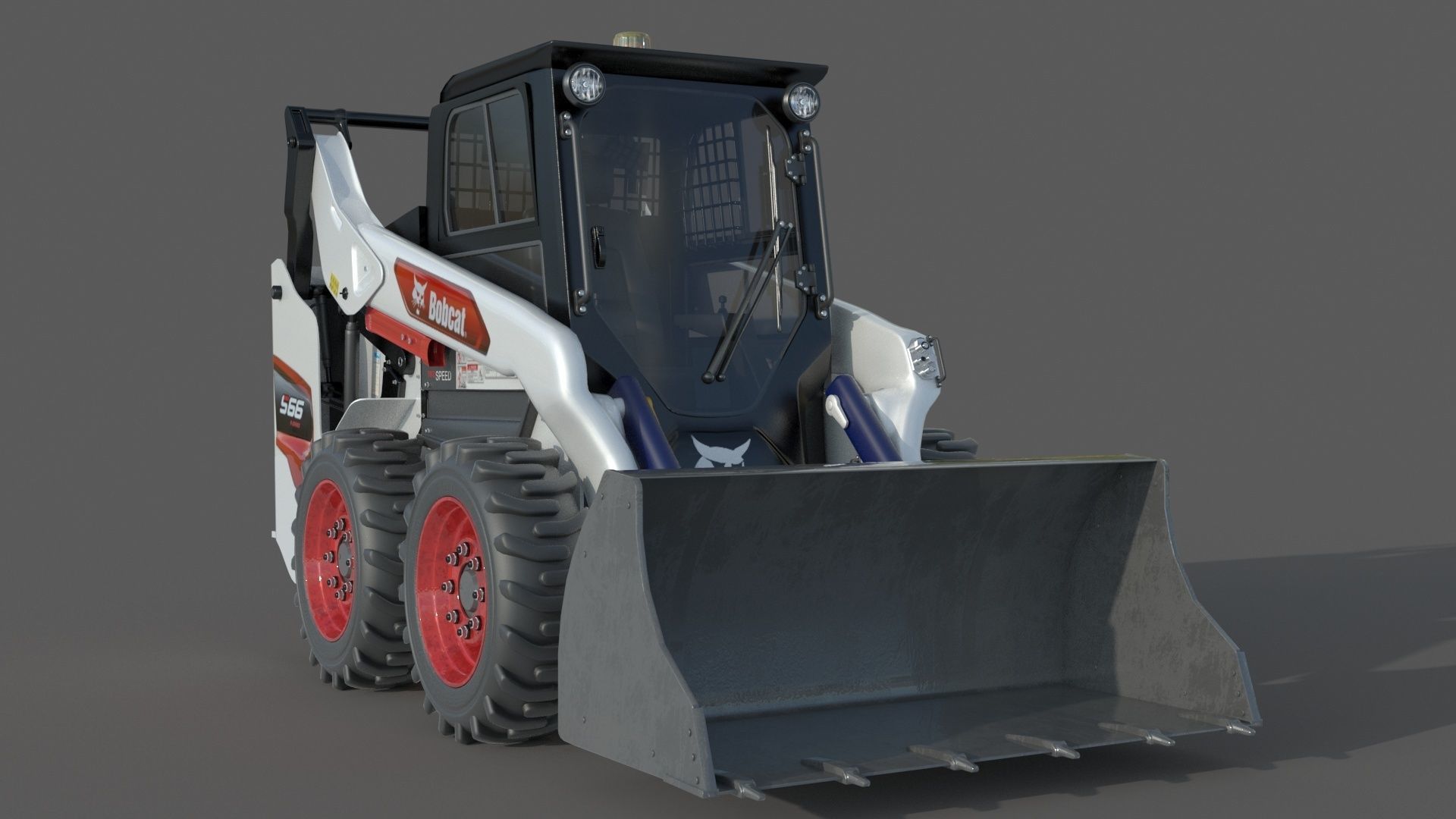 Bobcat S66 Skid Steer Loader 3D model_3