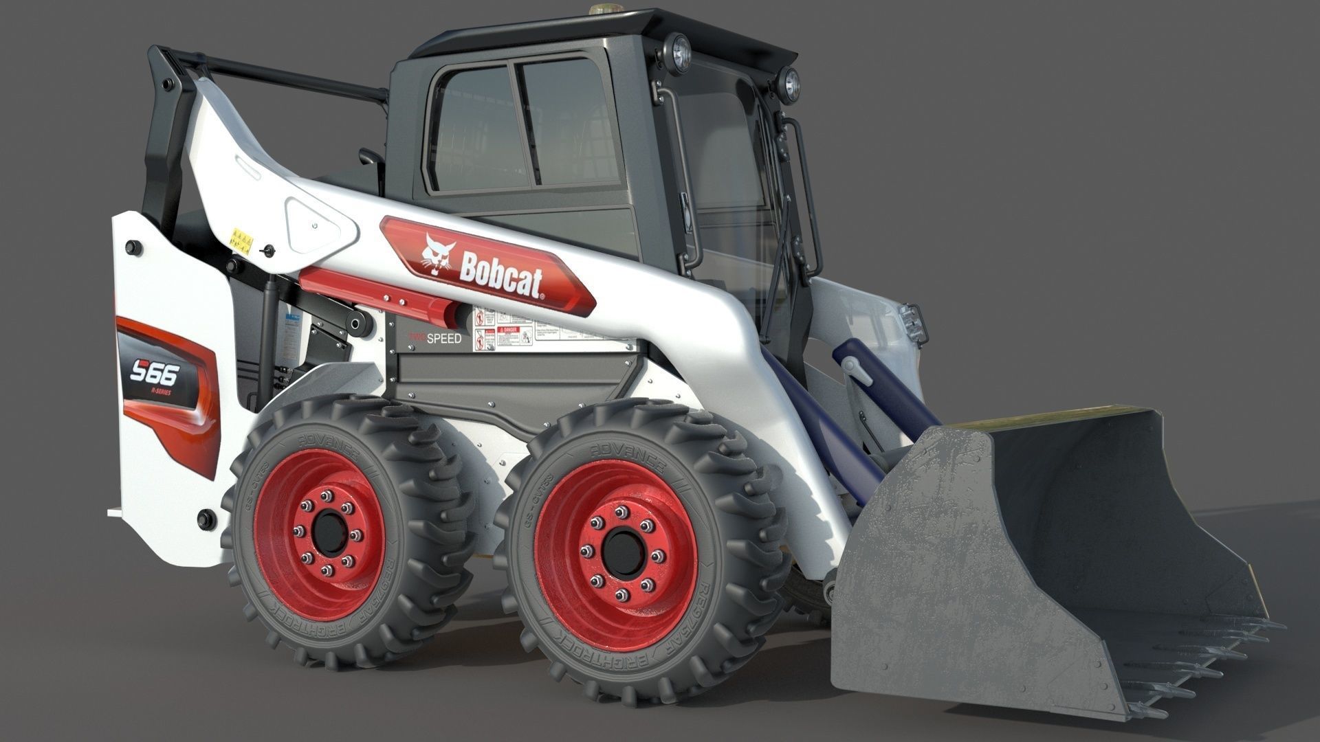Bobcat S66 Skid Steer Loader 3D model_2