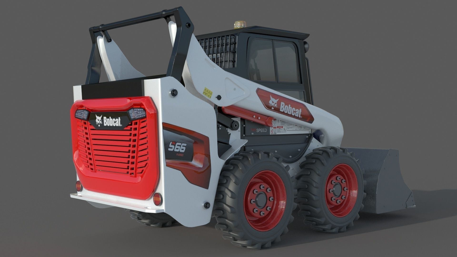 Bobcat S66 Skid Steer Loader 3D model_6