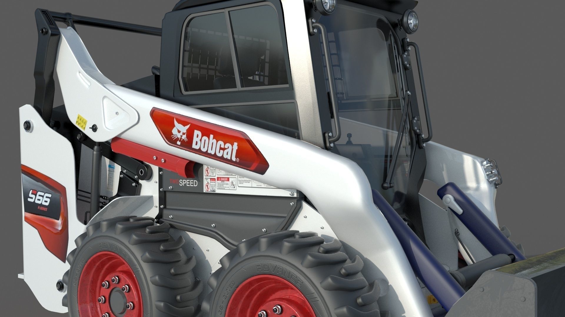 Bobcat S66 Skid Steer Loader 3D model_8