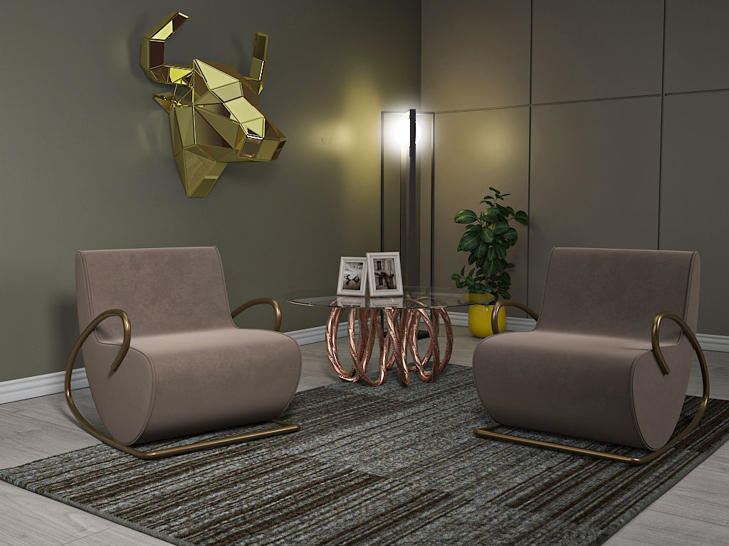 Camilla Chairs  3D model_6