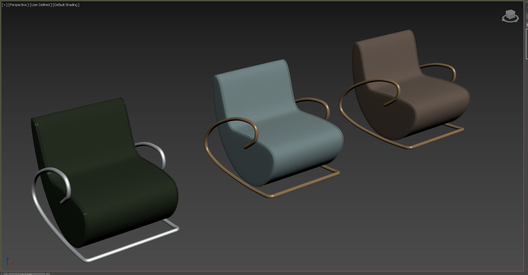 Camilla Chairs  3D model_2