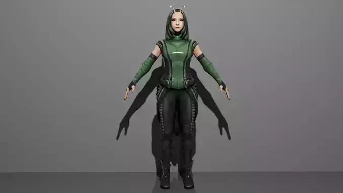 Mantis woman costume