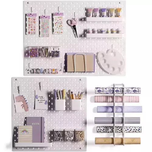 Ikea SKADIS Pegboard for Teenagers and Kids